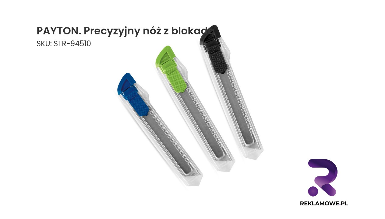 PAYTON. Precyzyjny nóż z blokadą bezpieczeństwa PAYTON, precyzyjny nóż z blokadą