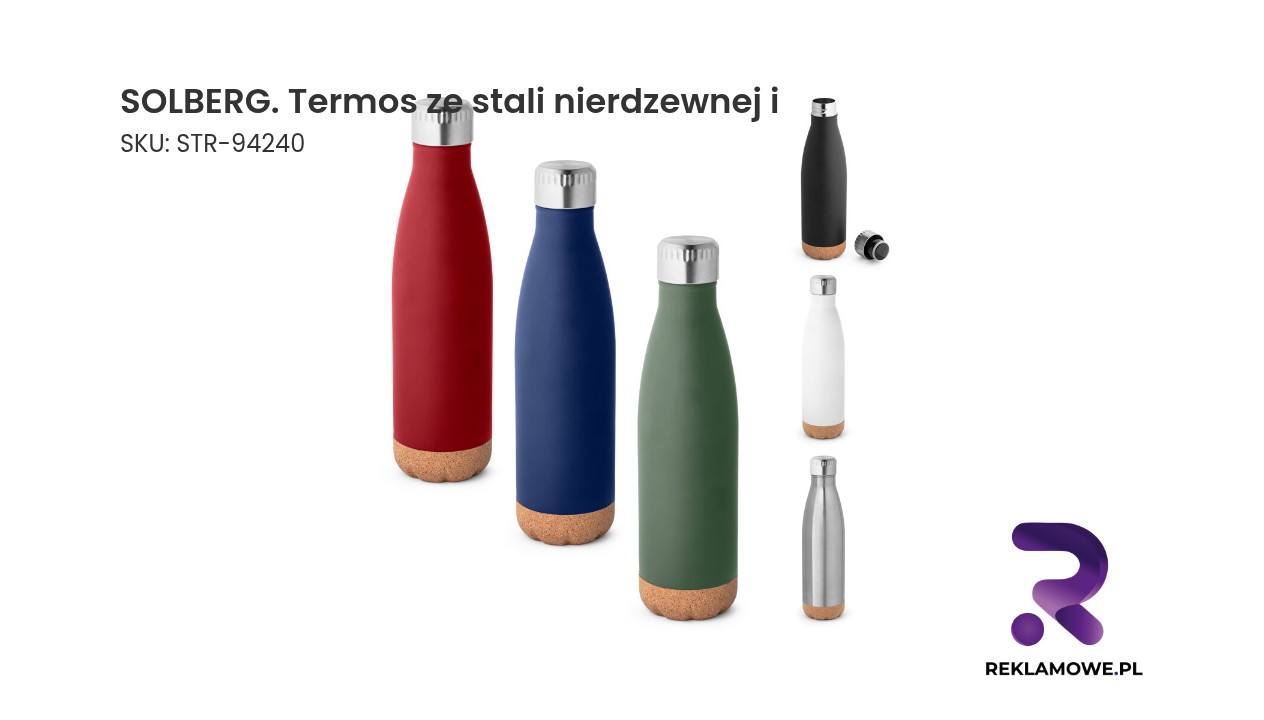 Termos SOLBERG wykonany ze stali nierdzewnej