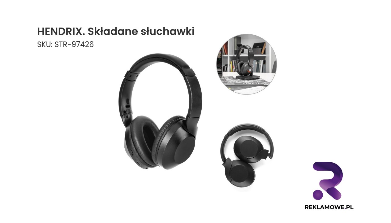 HENDRIX składane słuchawki - lekkie i wygodne słuchawki do codziennego użytku