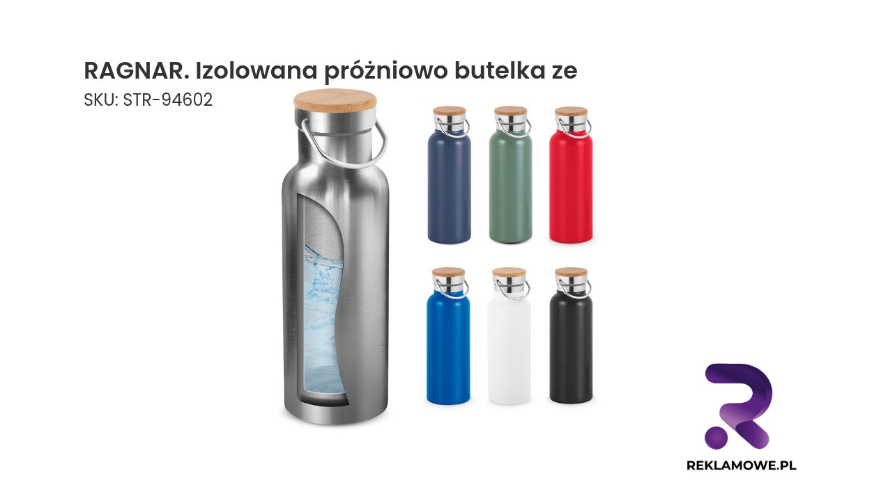 RAGNAR. Izolowana próżniowo butelka ze stali nierdzewnej 570 ml RAGNAR – izolowana próżniowo butelka ze stali nierdzewnej